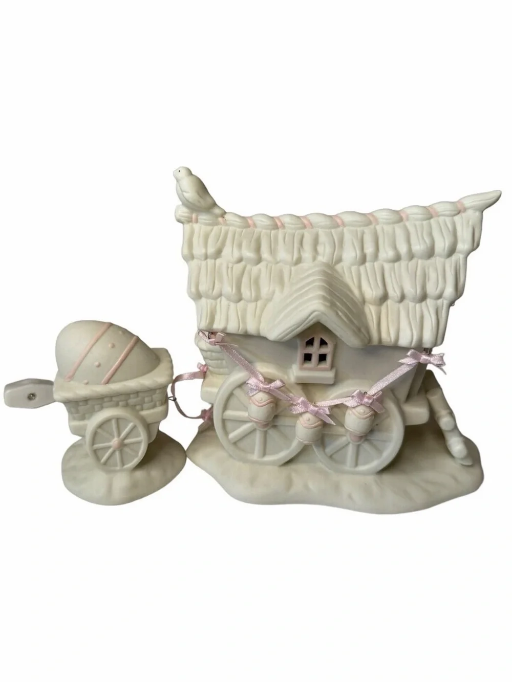 Department 56 Vintage Snowbunnies “My Woodland Wagon” Easter Light up Figurine